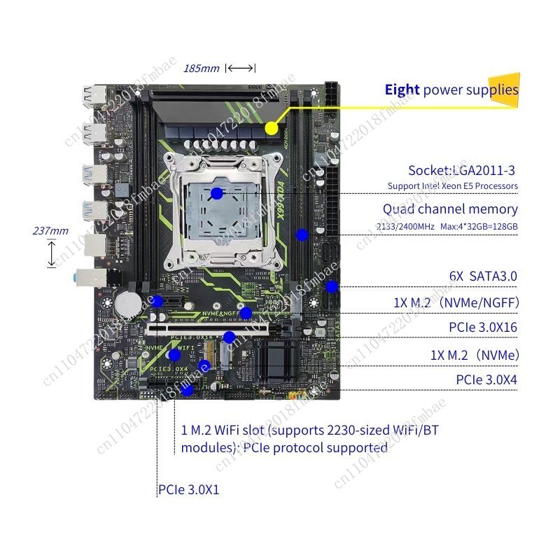 Desktop PC Combination Set Mat - E5 2699 V4 recension och pris
