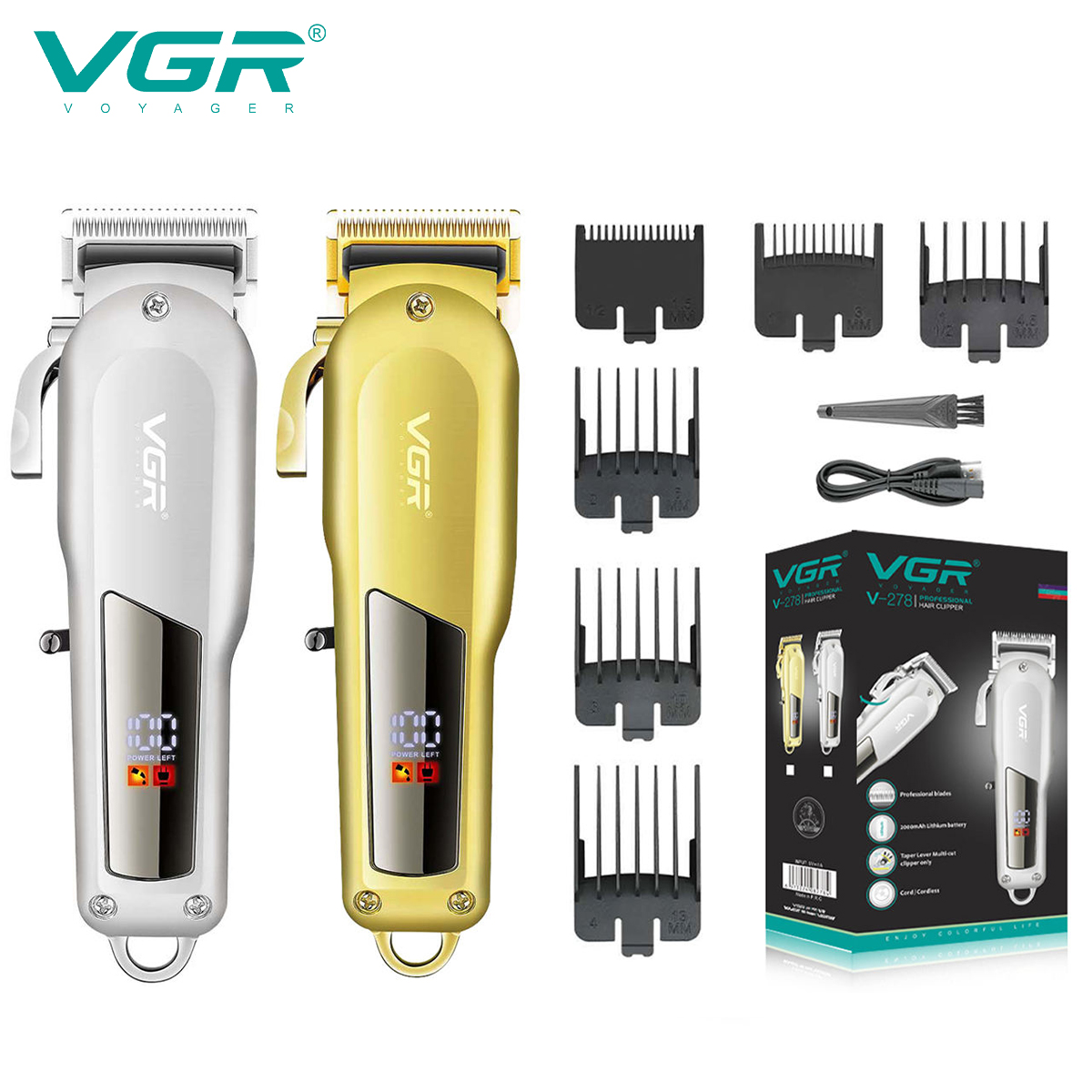 VGR Hair Clipper Hair Trimmer  - Gold 6248R recension och pris